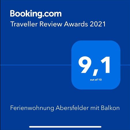 Ferienwohnung Abersfelder Mit Balkon Wildflecken Kültér fotó