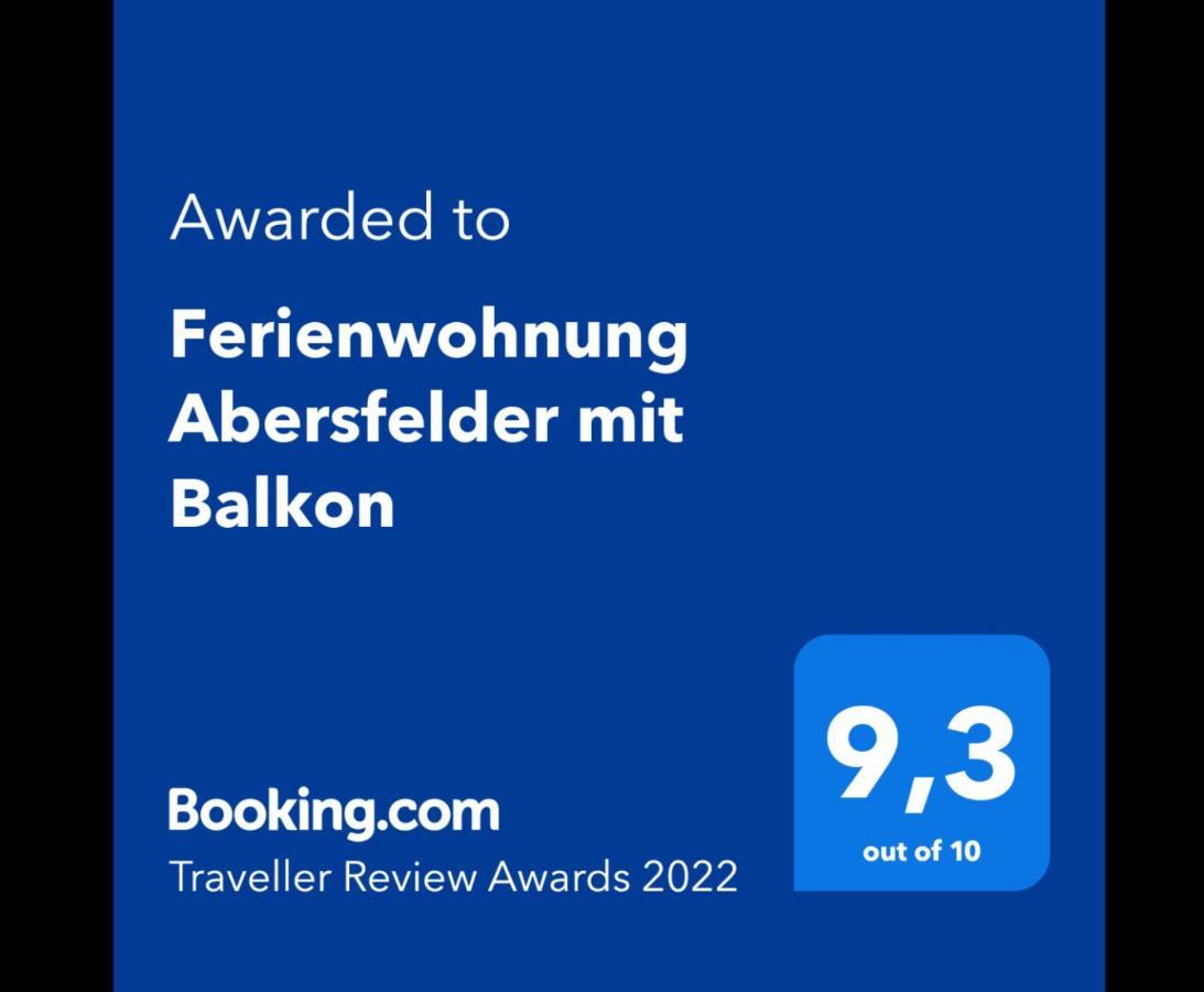 Ferienwohnung Abersfelder Mit Balkon Wildflecken Kültér fotó