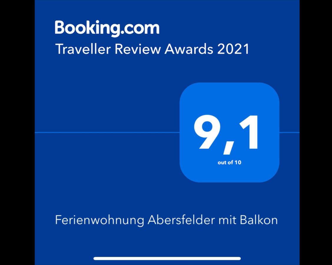 Ferienwohnung Abersfelder Mit Balkon Wildflecken Kültér fotó