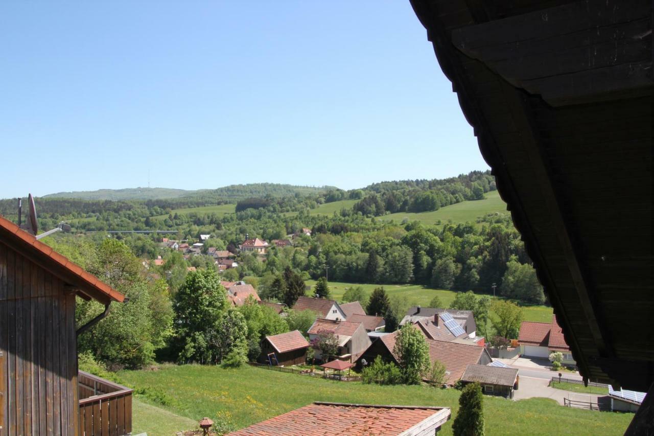 Ferienwohnung Abersfelder Mit Balkon Wildflecken Kültér fotó